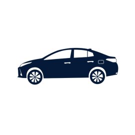 Car Silhouette PNG Abstract Car Vehicla Navy Blue Design Vector
