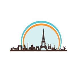 Paris Skylibe PNG Paris Silhouette Eiffle Tower Silhouette Vector