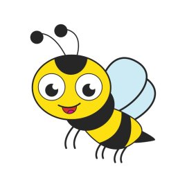 Cartoon Bee PNG Insect Worm Vector