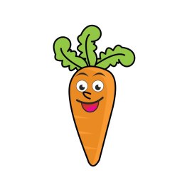 Cartoon Carrot PNG Orange Vegetables Vector