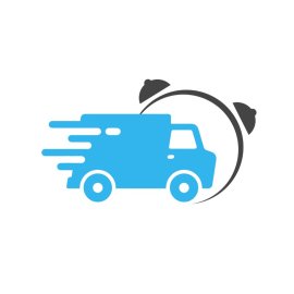 Fast Truck PNG Blue Truck In Motion Time Travel Vector