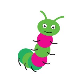 Caterpillar PNG Cartoon Vector Worm Insect