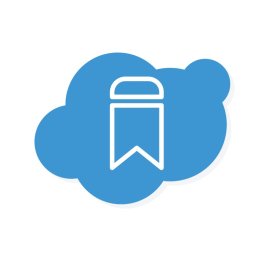 Save Icon PNG Server Cloud Blue Color
