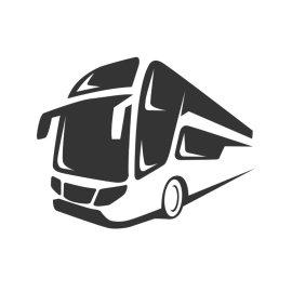 Abstract Bus PNG Black White Bus Abstract Design Vector