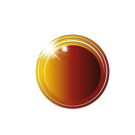 Eclipse Icon PNG Orange Color Fireball Vector