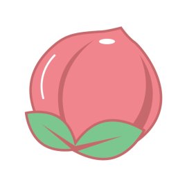 Peach PNG Fruit Peach Vector Illustration