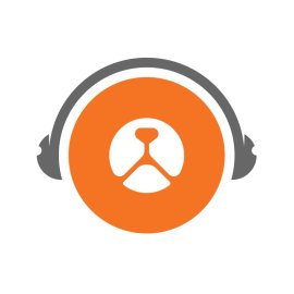 Headphone Bear PNG Orange Bear Head With Headphones Vector