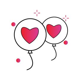 Heart PNG Heart Valentine Balloons14 Feb Vector