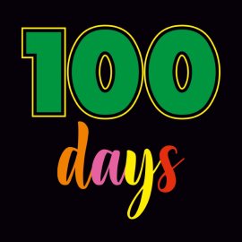 Vector 100 Days Of School T Shirt Design 100 Days Of School