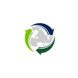 Recycle Icon PNG Free Vector Green Recycle Sign Around Earth