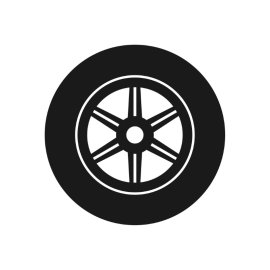 Vehicle Tyre PNG Black Color Car Wheels Vector