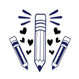 Pencil PNG Flat Icon Vector Design