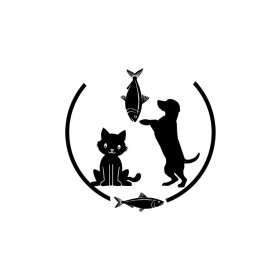 Pet Food PNG Dog And Cat Silhouette Vector
