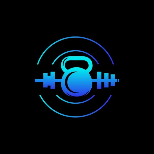 Kettlebell Icon PNG Fitness Dumbells Blue Color Kettlebell Vector - freepng