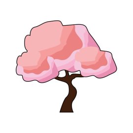 Cherry Blossom PNG Beautiful Pink Tree PNG