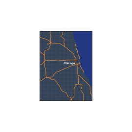 Chicago Map PNG Location Graphic Vector