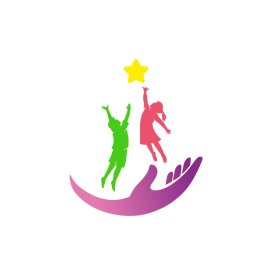 Children Graphic PNG Girl Boy Silhouette For Foster Care Charity Vector
