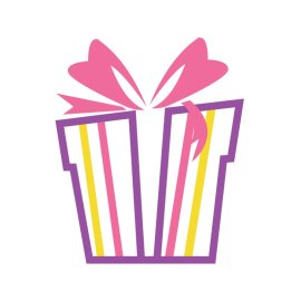 Gift Box PNG Colorful Surprise Present Vector