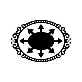 Vintage Frame PNG Black Color Ornamental Frame Silhouette Vector