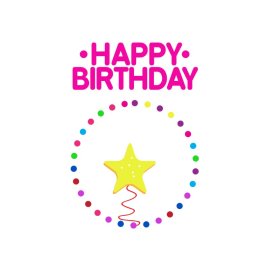 Birthday PNG Happy Birthday Vector Sticker