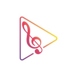Play Music PNG Colorful Musical Note Vector