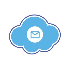 Cloud Mail PNG Server Msg Icon Vector