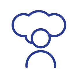 Cloud Outline PNG Blue Vector