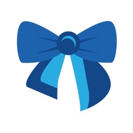 Blue Bow PNG Cute Bowties Graphic Vector