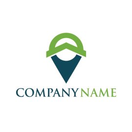 Location Pin PNG Blue Green Icon Map Location Symbol Vector