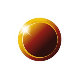 Solar Eclipse PNG Orange Fireball Vector