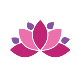 Lotus PNG Abstract Lotus Flower Flat Syle Vector