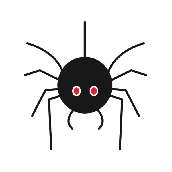 Spider PNG Black Insect Vector Incy Wincy Cartoon Spider - freepng