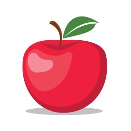 Apple PNG Vector Red Fruit Illustration