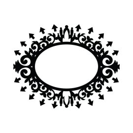 Frame PNG Black Color Flat Style Frame Emblem Design Vector