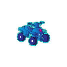 Free PNG Vector Hand Drawn Quad Bike Illustration