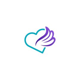 Free PNG Vector Heart With Wings Line Vector Icons