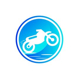 Free PNG Vector Offroad Bike Motorcycle Vector Flat Icon