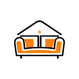 Free PNG Vector Sofa Seat Or Armchair Vector Illustration