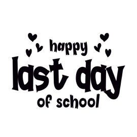 Free Vector Happy Last Day Of School T Shirt Design