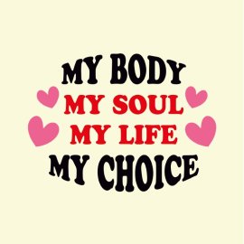 Free Vector Lettering Body Positive Quote For Tshirt Business