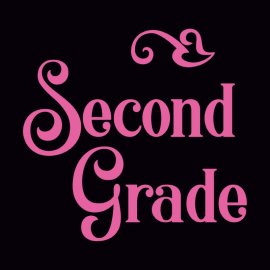 Free Vector Second Grade Typography Design