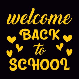Free Vector Welcome Back To School Typography Tshirt Design