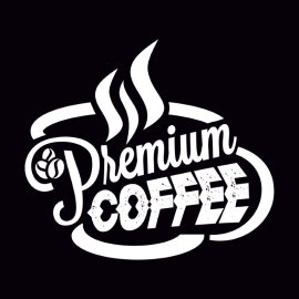 Premium Coffee Vector Design For T Shirt