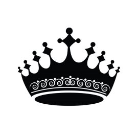 Crown PNG King Black Crown Silhouette Vector
