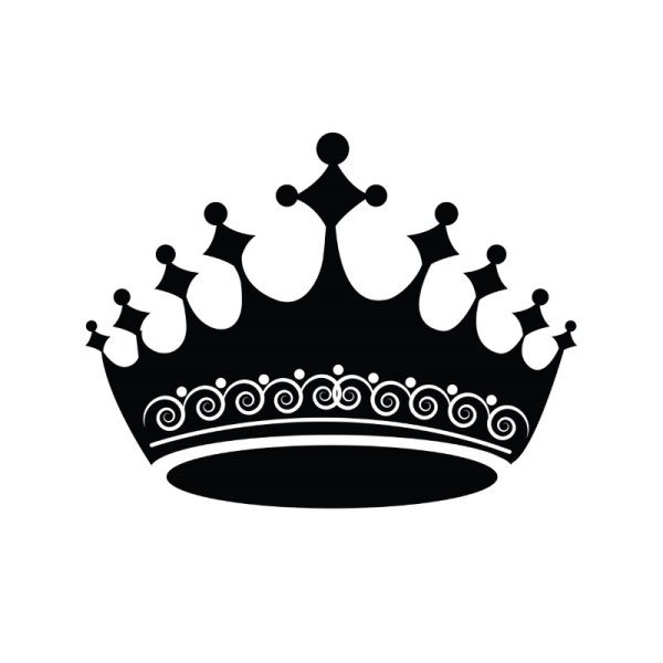 Crown PNG King Black Crown Silhouette Vector - freepng