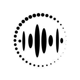 Streamer Icon Soundwave Signals Vector Music Audio Concept