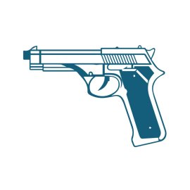 Gun PNG Revolver Police Gun Vector Graphic