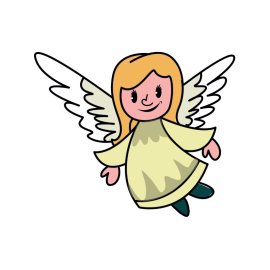 Cute Fairy PNG Small Tinkerbell With Wings Vector