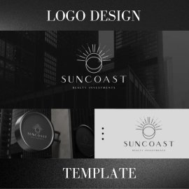 Real Estate logo design template