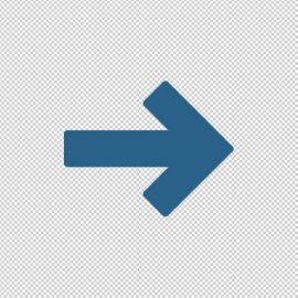 Arrow icon-background removed image, transparent background, PNG.